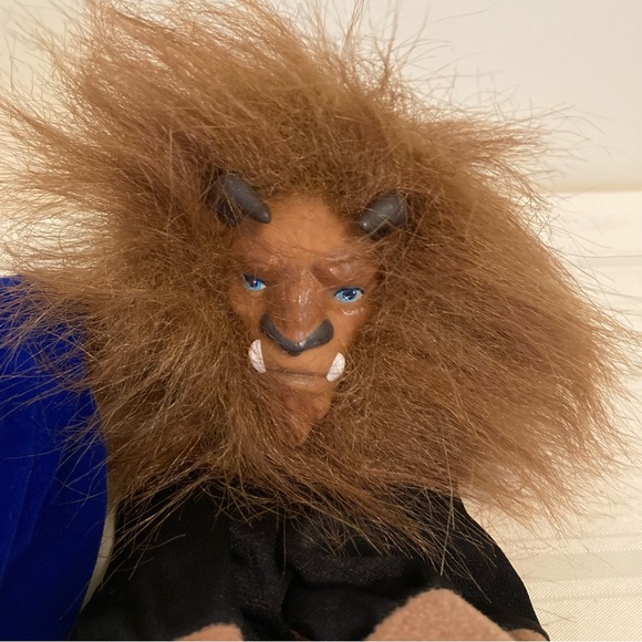 Vintage Disney Classic The Beast Prince 12” Doll Includes Beast Costume - Picture 4 of 8